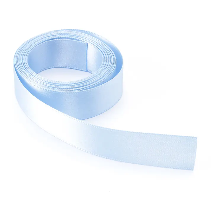 包む カットサテン ブルー