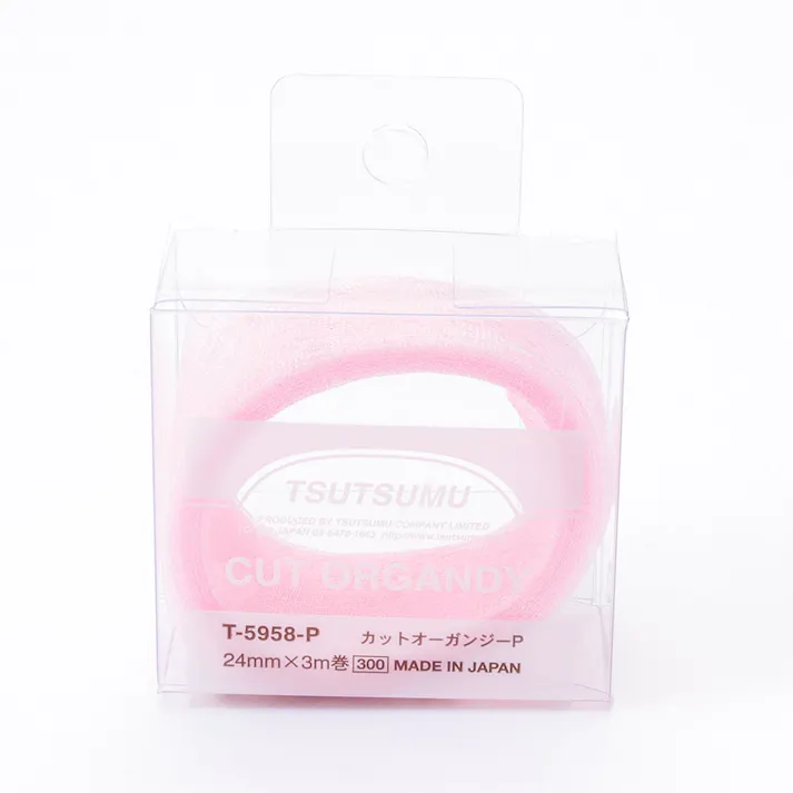 包む カットオーガンジー ピンク