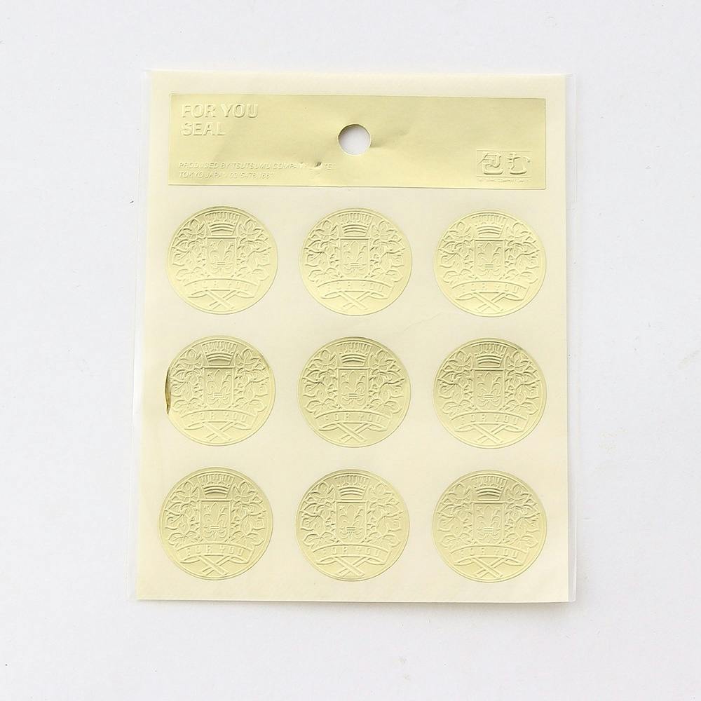 ヘッズ シール－ロール W45×H15mm 4色アソートロールシール-1(500枚