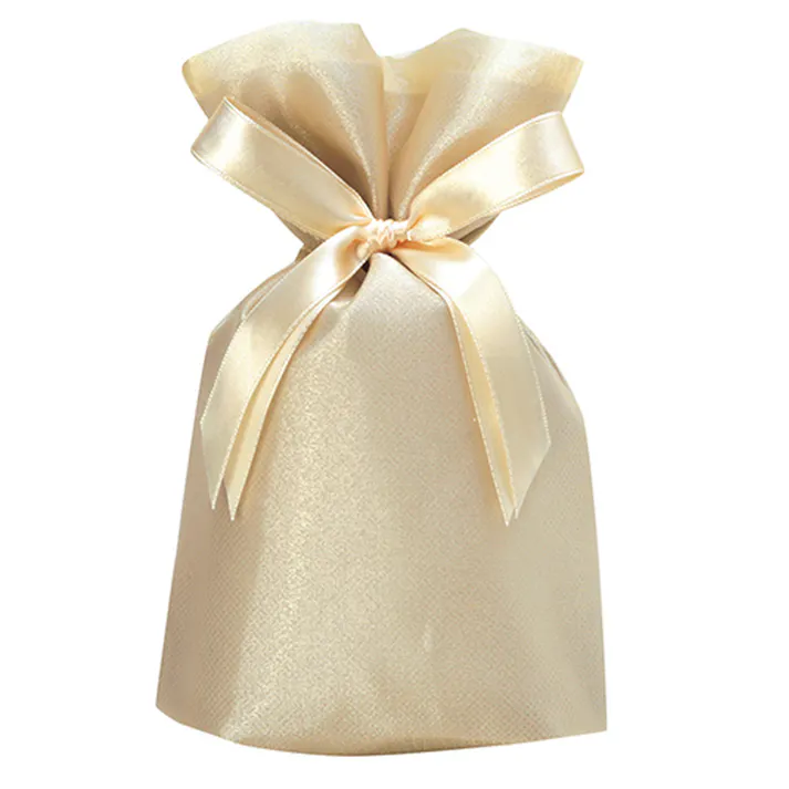 ギフトバッグ オーガンジー S ゴールド