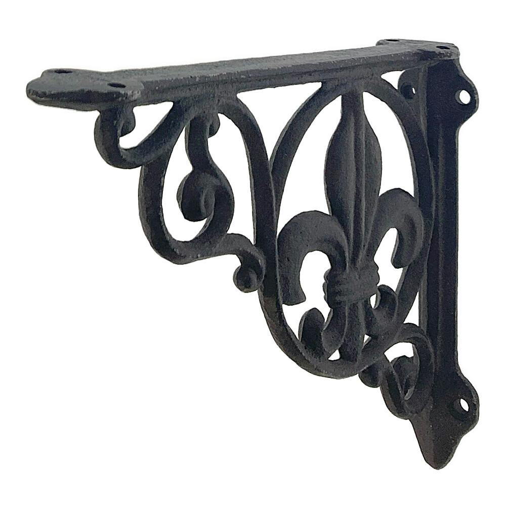 アイアンブラケット リーフ ブラウン 63807 | ねじ・くぎ・針金・建築