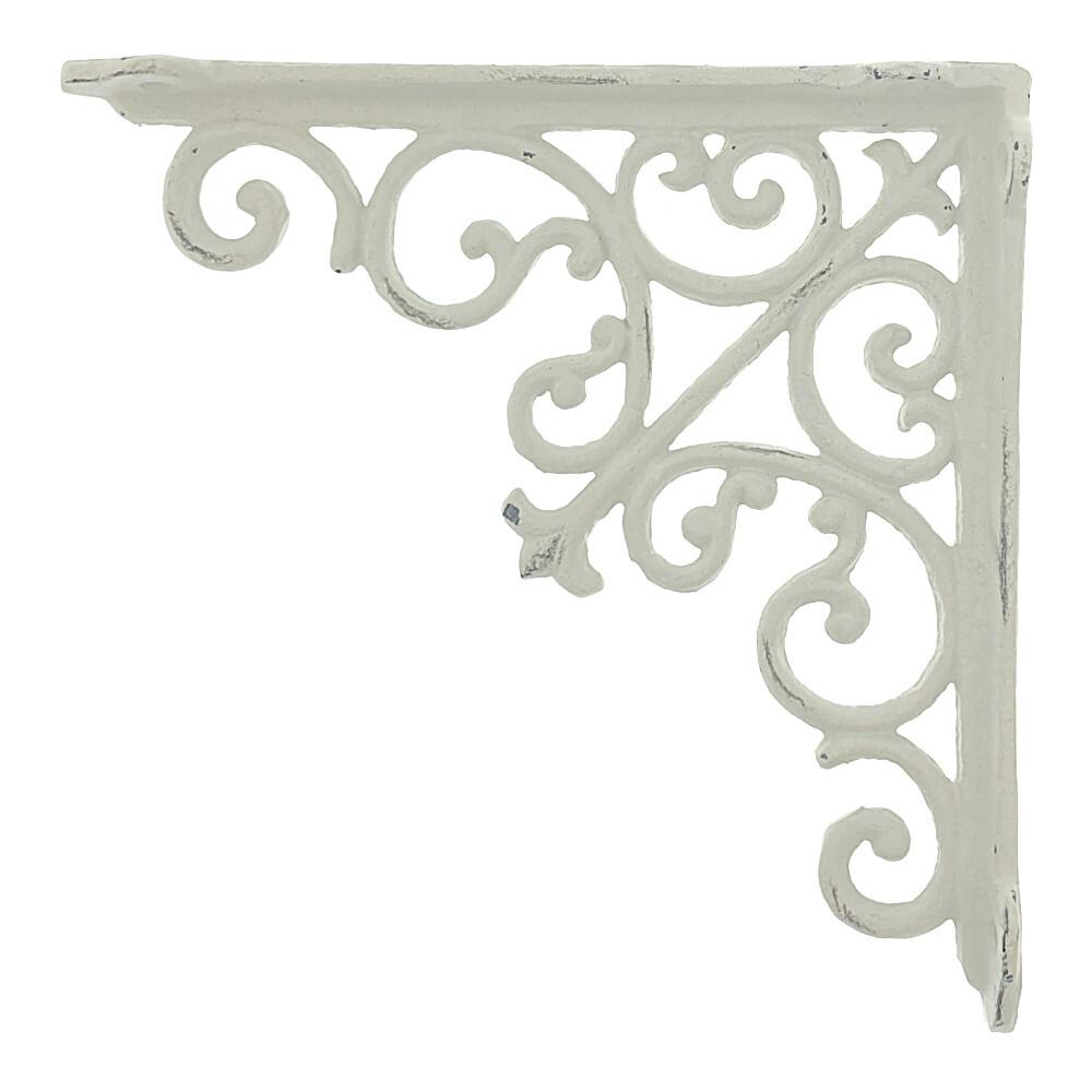 アイアンブラケット ホワイト 63810 | ねじ・くぎ・針金・建築金物