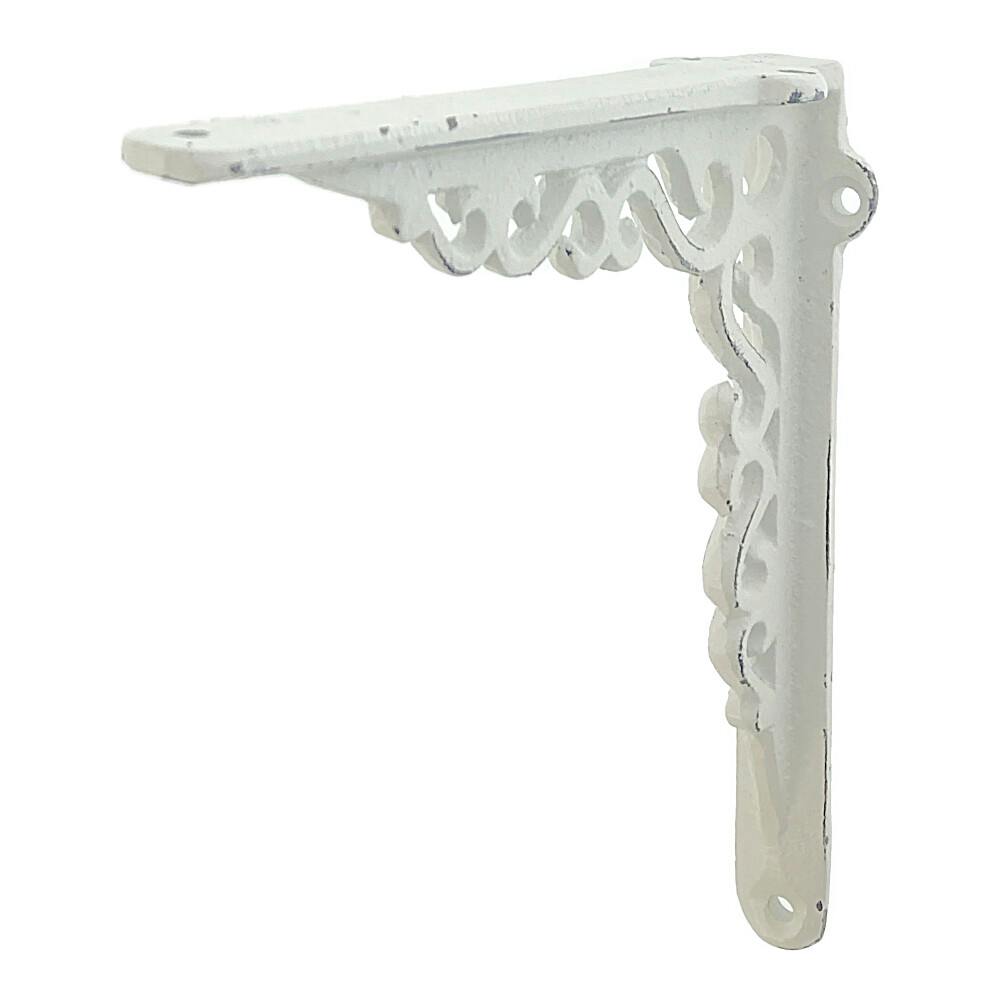 アイアンブラケット ホワイト 63812 | ねじ・くぎ・針金・建築金物