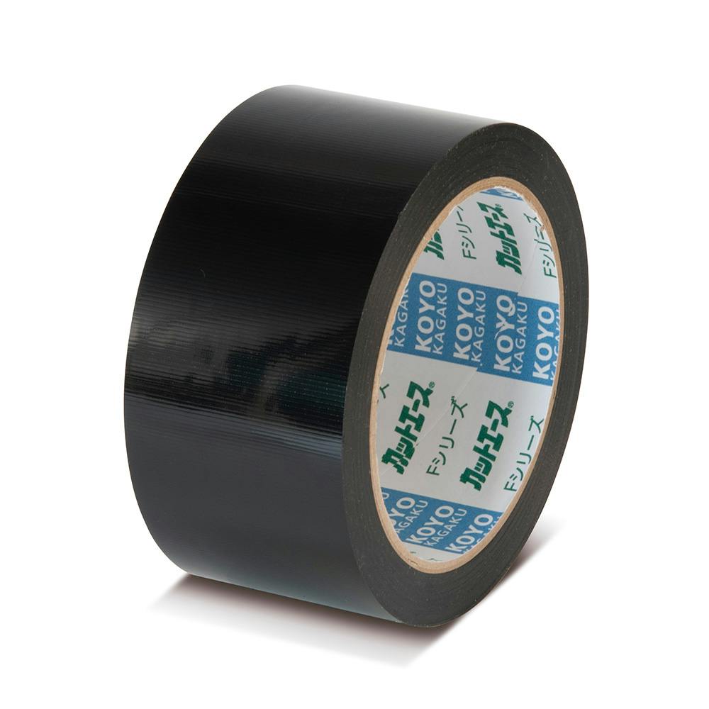 光洋化学 カットエース FK 中粘着 黒 幅50mm×長さ25m 養生テープ 光洋化学 カットエース FK 中粘着 黒 幅50mm×長さ25m 養生テープ