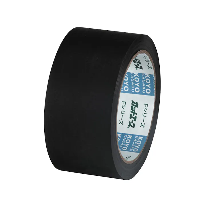 光洋化学 カットエース 中粘着 つや消し 黒 幅50mm×長さ25m
