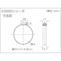 【CAINZ-DASH】ブリーズ ステンレスホースバンド　締付径　１３．０ｍｍ～２３．０ｍｍ（１０個入） 63008【別送品】