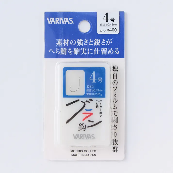 VARIVAS バリバス グラン鈎 シルバー 4号(販売終了)