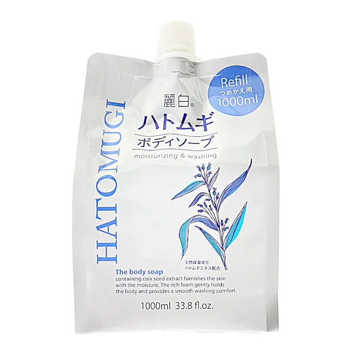麗白 ハトムギボディソープ 詰替用大容量サイズ 1L