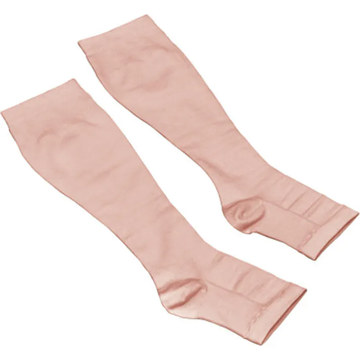 【CAINZ-DASH】メテックス 【売切商品】リラルーチェ ひざ下ソックス オープントゥ ピンクM RLIIDRLO2M【別送品】