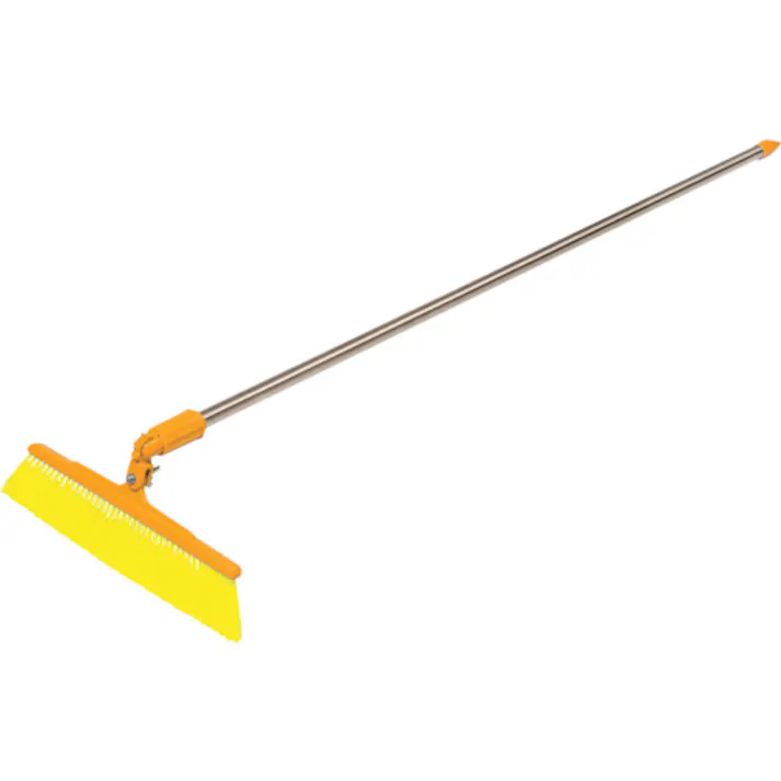 【CAINZ-DASH】バーテック バーキュートプラス 衛生管理用ほうき クネットタイプ ソフト 黄 BCP30K-BH60SY 300×1130mm 63100301【別送品】