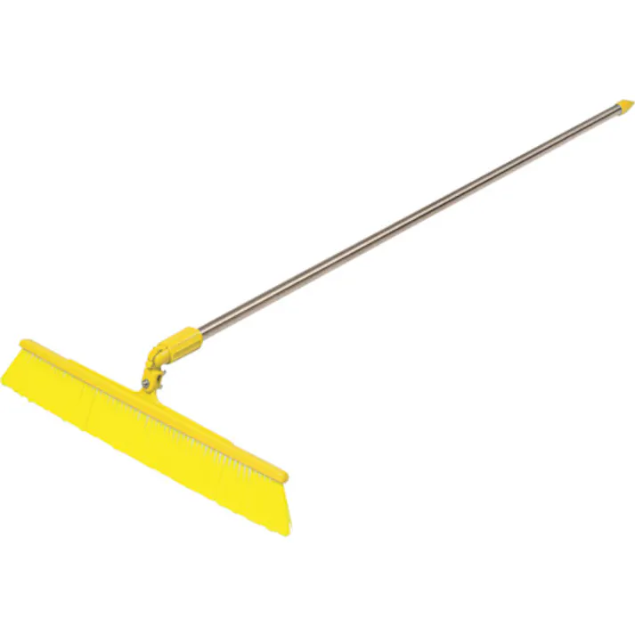 【CAINZ-DASH】バーテック バーキュートプラス 衛生管理用ほうき クネットタイプ幅広 ソフト黄 BCP45K-BH60SY 450×1130mm 63101301【別送品】