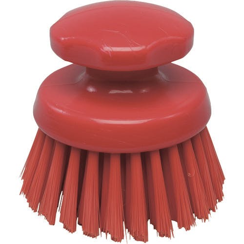 【CAINZ-DASH】バーテック バーキュートプラス　ハンドブラシ丸型　ハード赤　ＢＣＰ－ＲＨＳＢ５Ｒ 69541543【別送品】