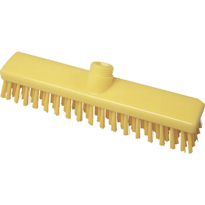 【CAINZ-DASH】バーテック バーキュートプラス デッキブラシ ヘッド 黄 BCP-DY HACCAP対応 幅280mm 69150014【別送品】