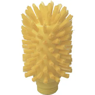 【CAINZ-DASH】バーテック バーキュートプラス ボトルブラシ ヘッド 70mm 黄 BCP-B70Y HACCAP対応 69471314【別送品】