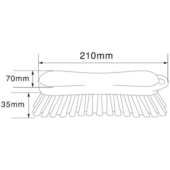 【CAINZ-DASH】バーテック バーキュートプラスハンドスクラブブラシ 白 BCP-SBW HACCAP対応 69150631【別送品】