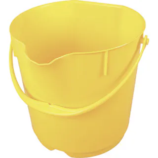 【CAINZ-DASH】バーテック バーキュートプラス カラーバケツ 15L 黄 BCP-CB15Y 69801014【別送品】