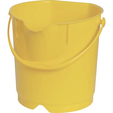 【CAINZ-DASH】バーテック バーキュートプラス　カラーバケツ　９Ｌ　黄　ＢＣＰ－ＣＢ９Ｙ 69801024【別送品】