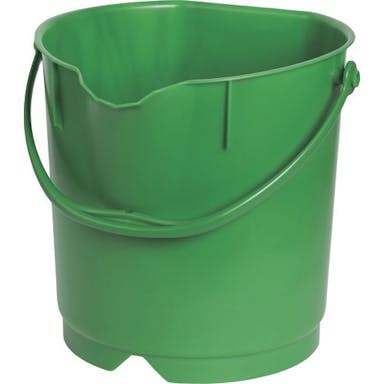 【CAINZ-DASH】バーテック バーキュートプラス　カラーバケツ　９Ｌ　緑　ＢＣＰ－ＣＢ９Ｇ 69801025【別送品】