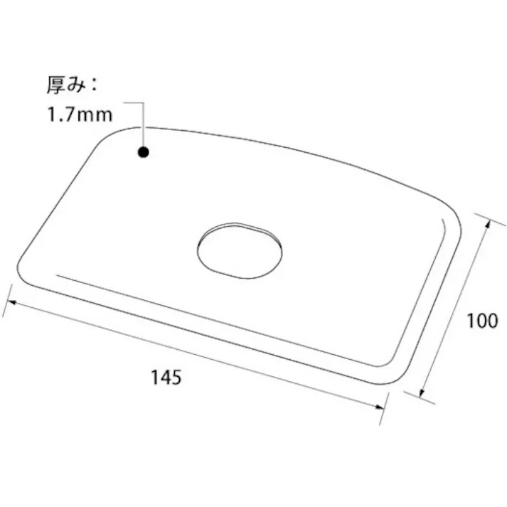 【CAINZ-DASH】バーテック バーキンタX スクレーパー(穴あき四角) 赤 BKXSP-WHSR 66219500【別送品】