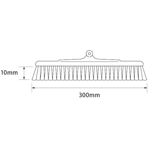CAINZ-DASH】バーテック BCP30 交換用ブラシ 機械下清掃用 青 1