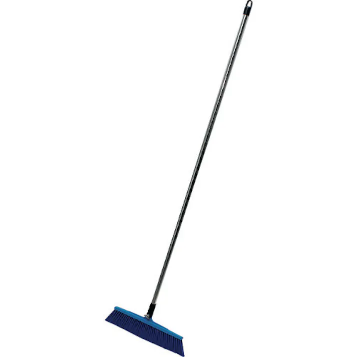 【CAINZ-DASH】バーテック バーキュートプラス 衛生管理用ほうき 幅広タイプ ソフト青5 BCP45-60SUS-SB 5P※ 62604205【別送品】