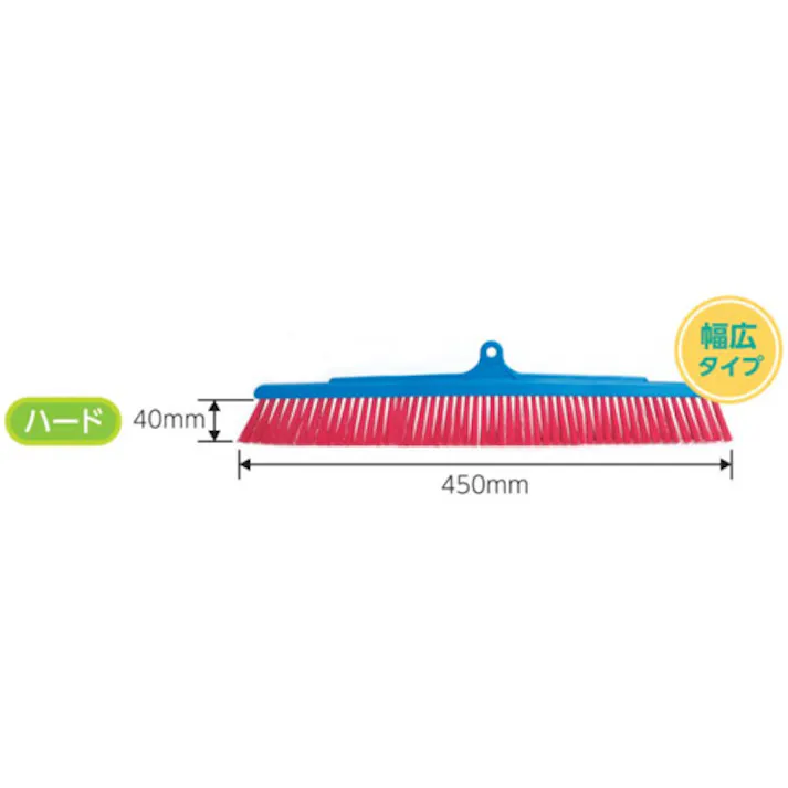 【CAINZ-DASH】バーテック BCP45 交換用ブラシ ハード赤1 BCP45-40H-SPR 1P 62615101【別送品】