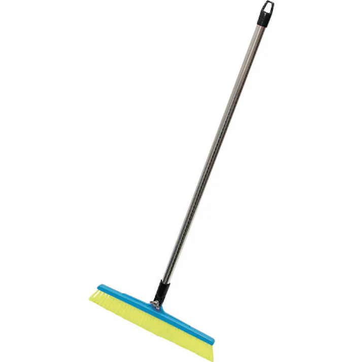 【CAINZ-DASH】バーテック バーキュートプラス 衛生管理用ほうき 短柄タイプ ハード黄5 BCP30-40SUS-THY 5P 62616305【別送品】