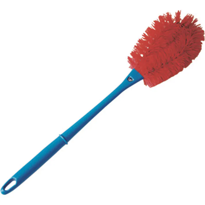 【CAINZ-DASH】バーテック バーキュート柄付たわしMサイズソフト赤 柄(青)BCTABH-MSR 63307101【別送品】