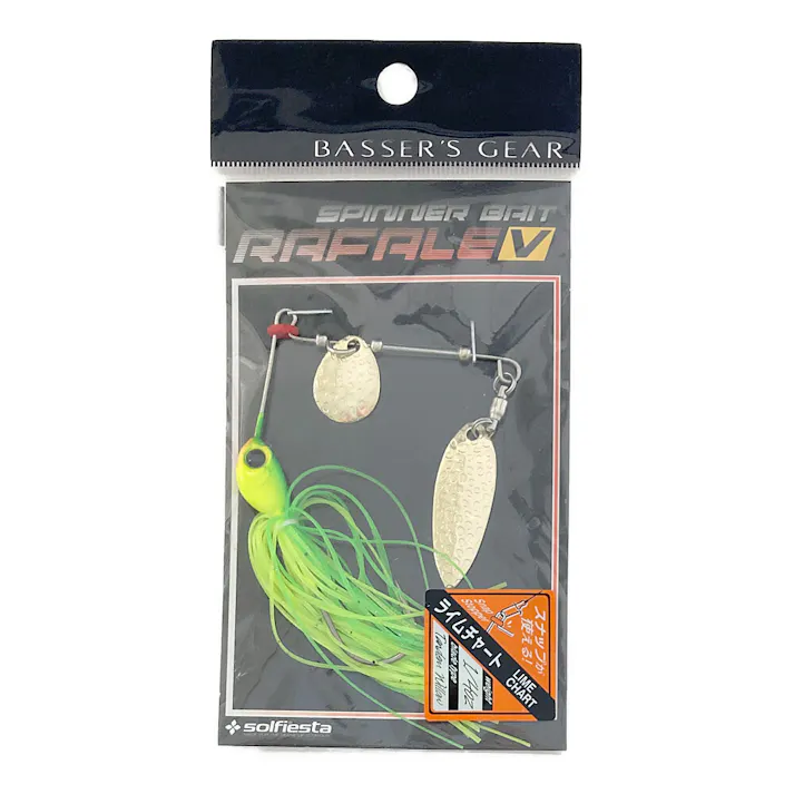ソルフィエスタ スピナーベイト ラファーレブイ ライムチャート 1/4oz