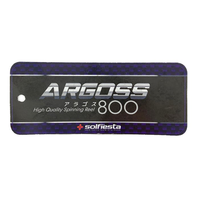 ソルフィエスタ スピニングリール ARGOSS2 ～アラゴスツー～ 800 ブルー