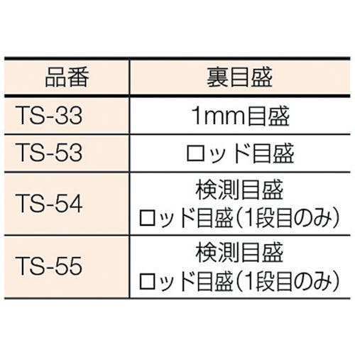 CAINZ-DASH】ＳＴＳ アルミスタッフ ＴＳ－５５ ５ｍ５段 TS-55【別送