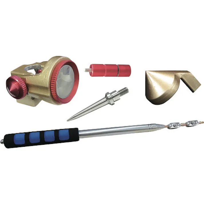 【CAINZ-DASH】STS セオドライト マイクロプリズム0.7インチ チルト&伸縮棒フルセット MCP-0.7S&RAT-2000 MCP-0.7S & RAT-2000【別送品】