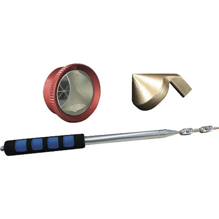 【CAINZ-DASH】STS セオドライト マイクロプリズム0.7インチ 伸縮棒セット P-0.7&RAT-2000 P-0.7 & RAT-2000【別送品】