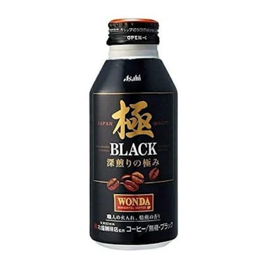 【ケース販売】アサヒ飲料 ワンダ 極 ブラック ボトル缶 400g×24本