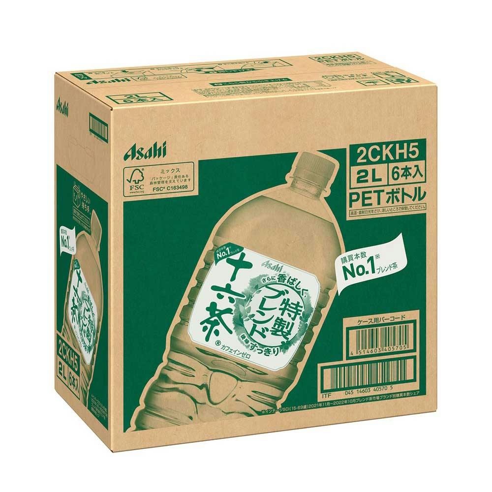 ケース販売】アサヒ飲料 十六茶 2L×6本 | 飲料・水・お茶