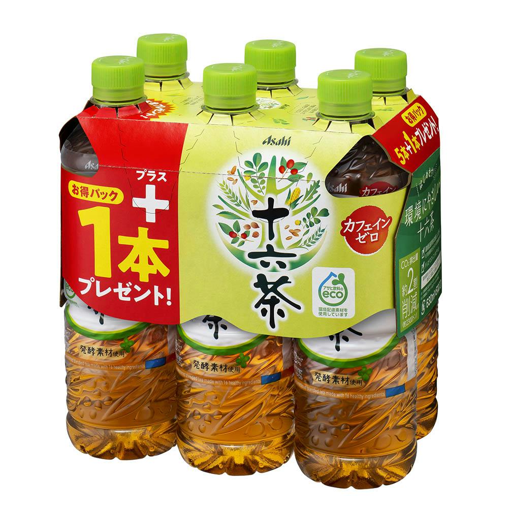 【ケース販売】アサヒ飲料 十六茶 630ml×20本＋4本(販売終了