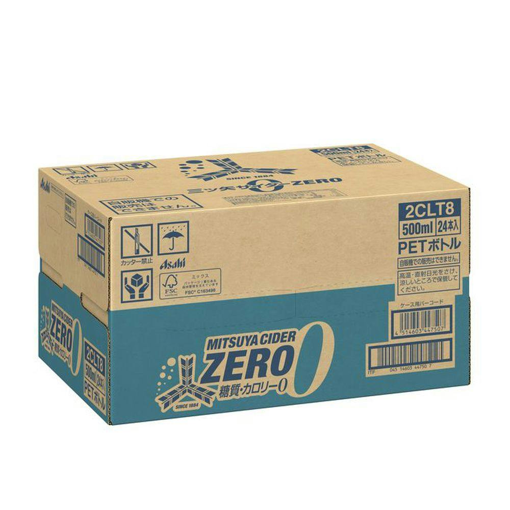 ケース販売】三ツ矢サイダーZERO 500ml×24本 | 飲料・水・お茶