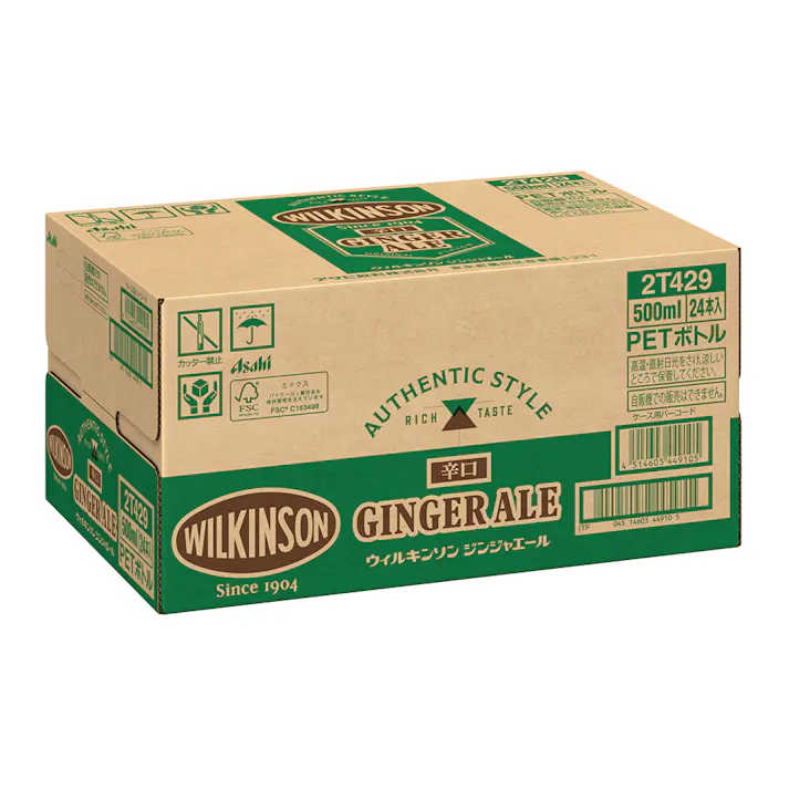【ケース販売】アサヒ飲料 ウィルキンソン ジンジャエール 500ml×24本