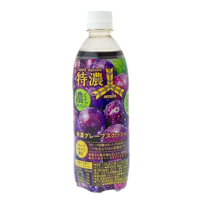 【ケース販売】特濃グレープスカッシュ 500ml×24本