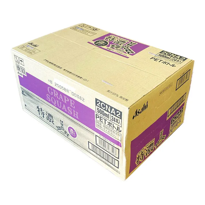 【ケース販売】特濃グレープスカッシュ 500ml×24本