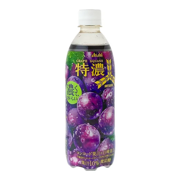 【ケース販売】特濃グレープスカッシュ 500ml×24本