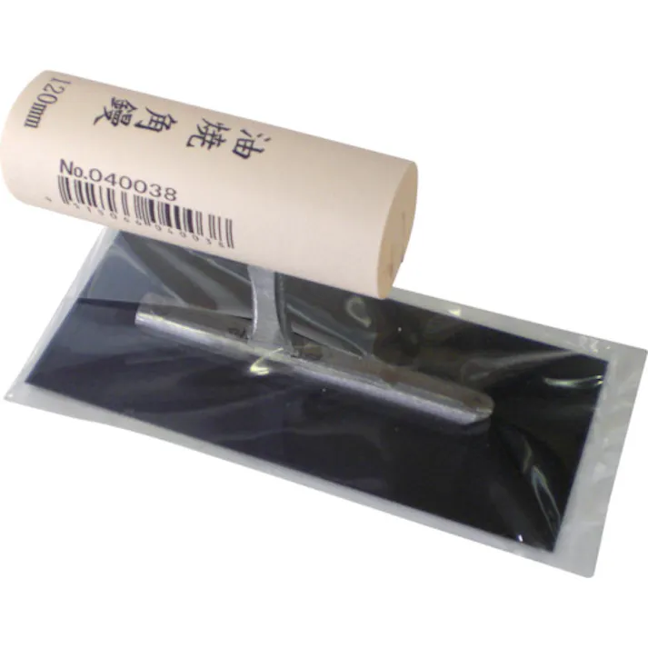 【CAINZ-DASH】ナルセ商工 油焼角鏝 元幅48×先幅48 コテ長さ120mm AKK-120【別送品】