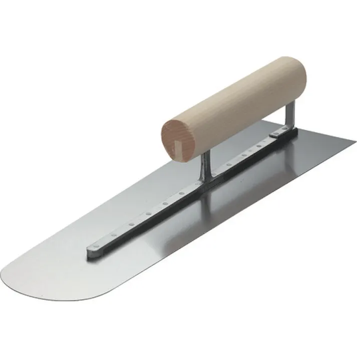 【CAINZ-DASH】ナルセ商工 本焼土間鏝長柄 元幅115×先幅95 コテ長さ390mm HDK-390【別送品】