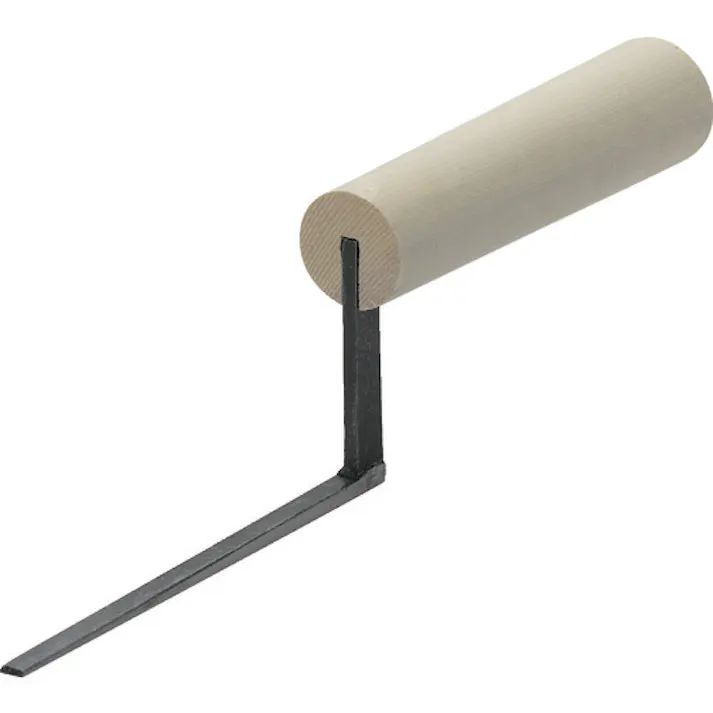 【CAINZ-DASH】ナルセ商工 本焼平目地鏝 コテ幅9.0mm コテ長さ120mm HRM-9【別送品】