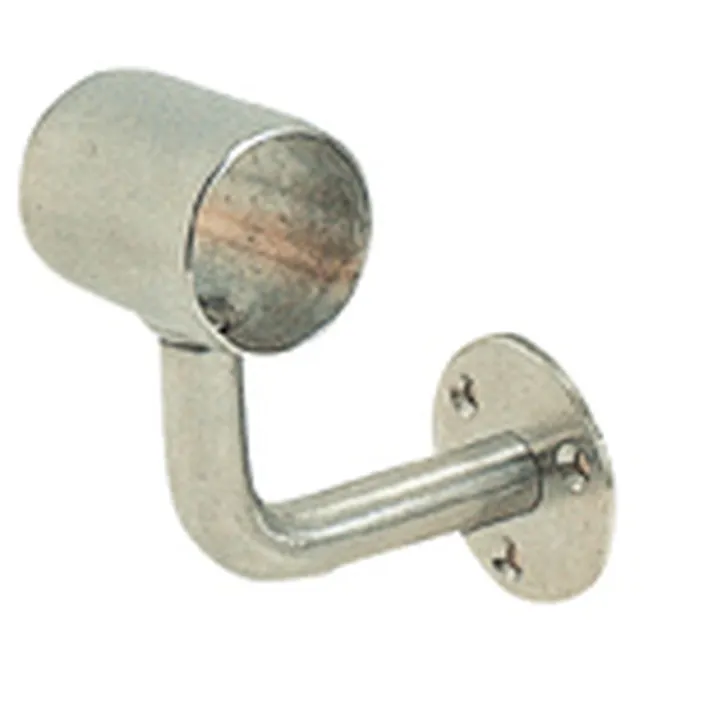 ステン丸パイプ受 左 L軸 32mm