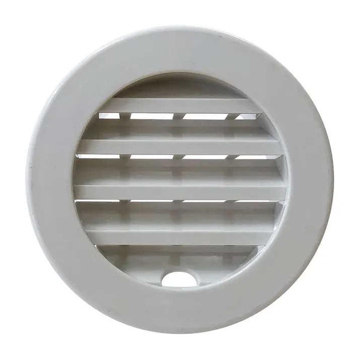 ワールド PC丸ガラリ 網無 75mm シルバーグレー WPRG-75SG