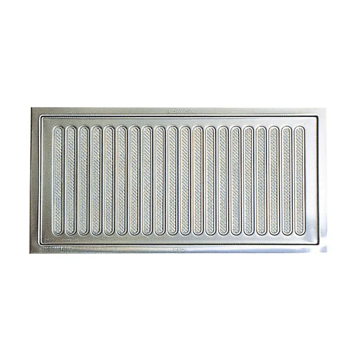 UK 宇佐美工業 ステンレス床下換気孔 松 200×400mm シルバー 網付