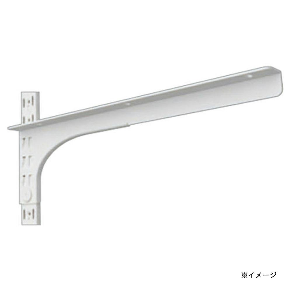 シングル棚受 Lタイプ 200mm 右用 ホワイト | ねじ・くぎ・針金・建築