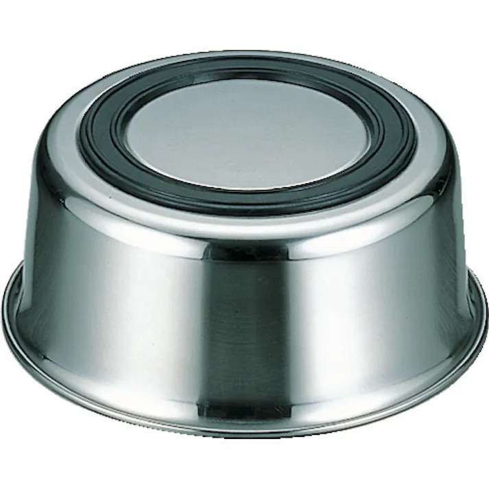 【CAINZ-DASH】スギコ産業 ステンレス湯桶 220×H93 2.7L ゴム付 MAU-22G【別送品】