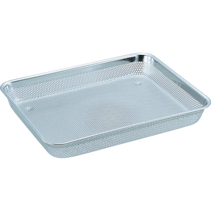 【CAINZ-DASH】スギコ産業 18-8ステンレスメッシュ浅角バット 6枚取 337×481×50 SM-901【別送品】
